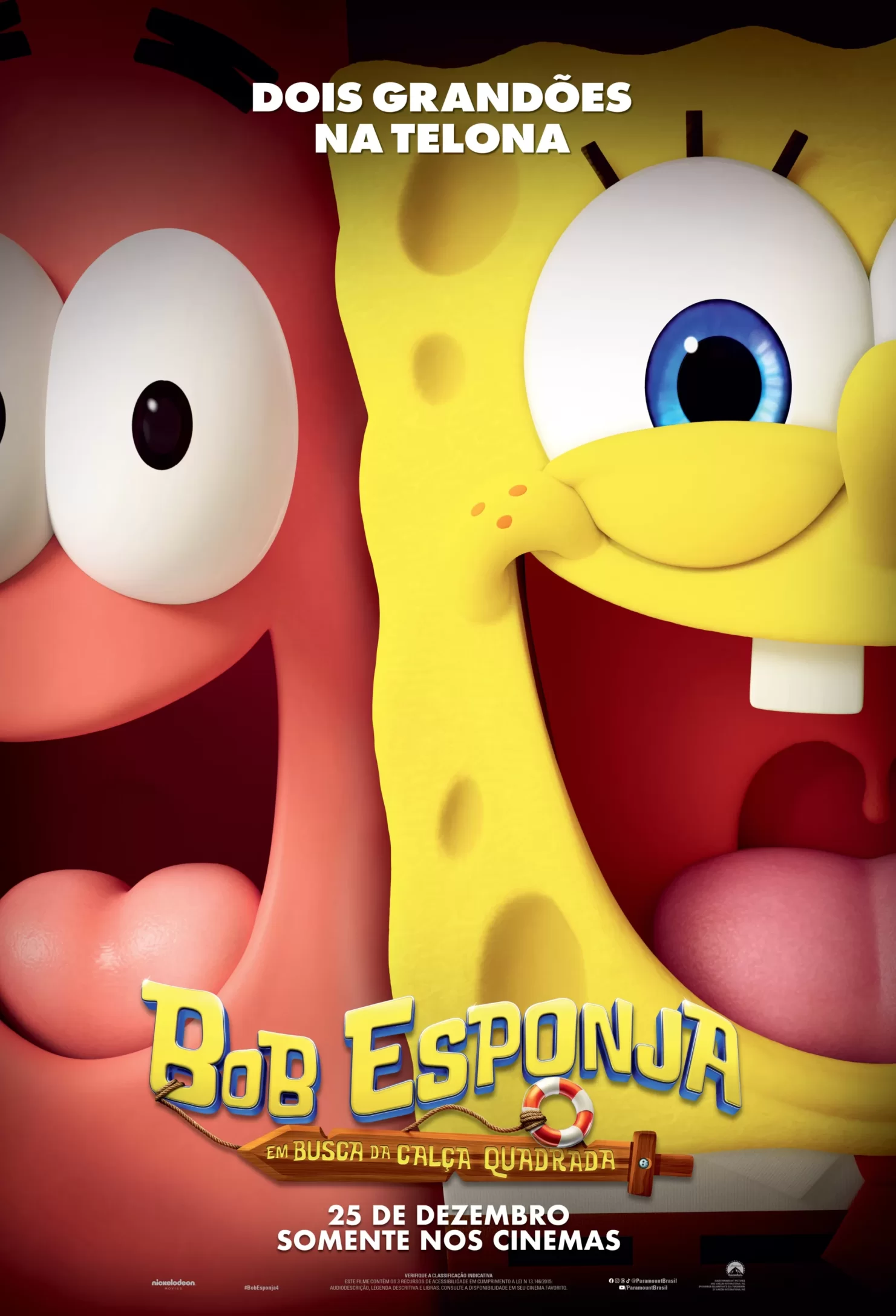 imagem de fundo do tópico Bob Esponja - Em Busca da Calça Quadrada
